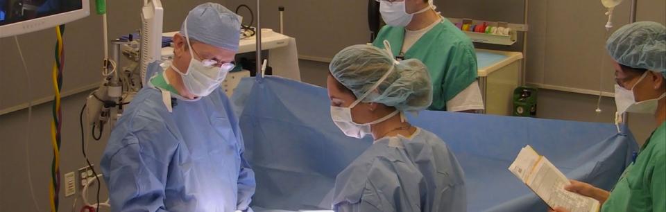 Surgeons train in groups at SAIL.